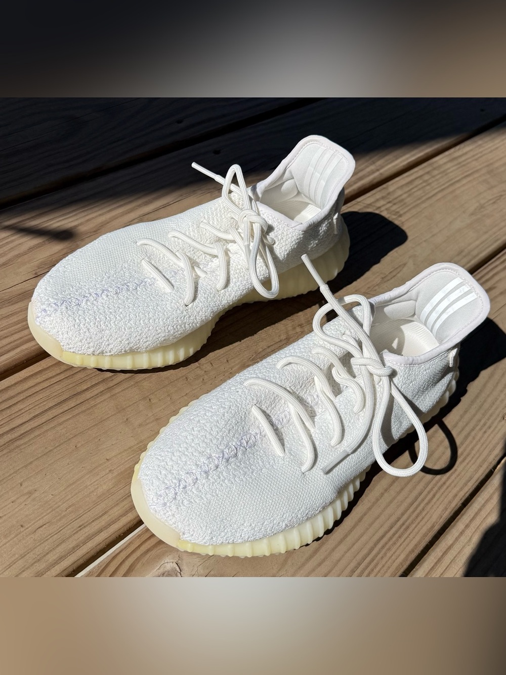 Adidas Yeezy Boost 350 V2 - White/Cream SZ 9 mens